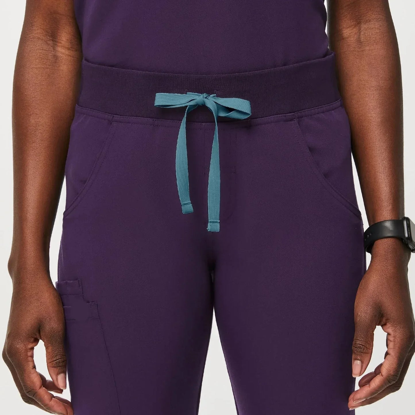Women's Cargo Scrub Pants - Purple Jam