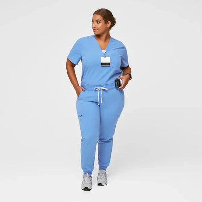 Women's Jogger Scrub Pants - Ceil Blue