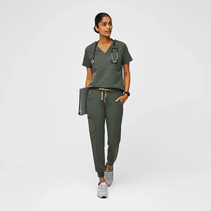 Women's Zamora Jogger Scrub Pants - Moss