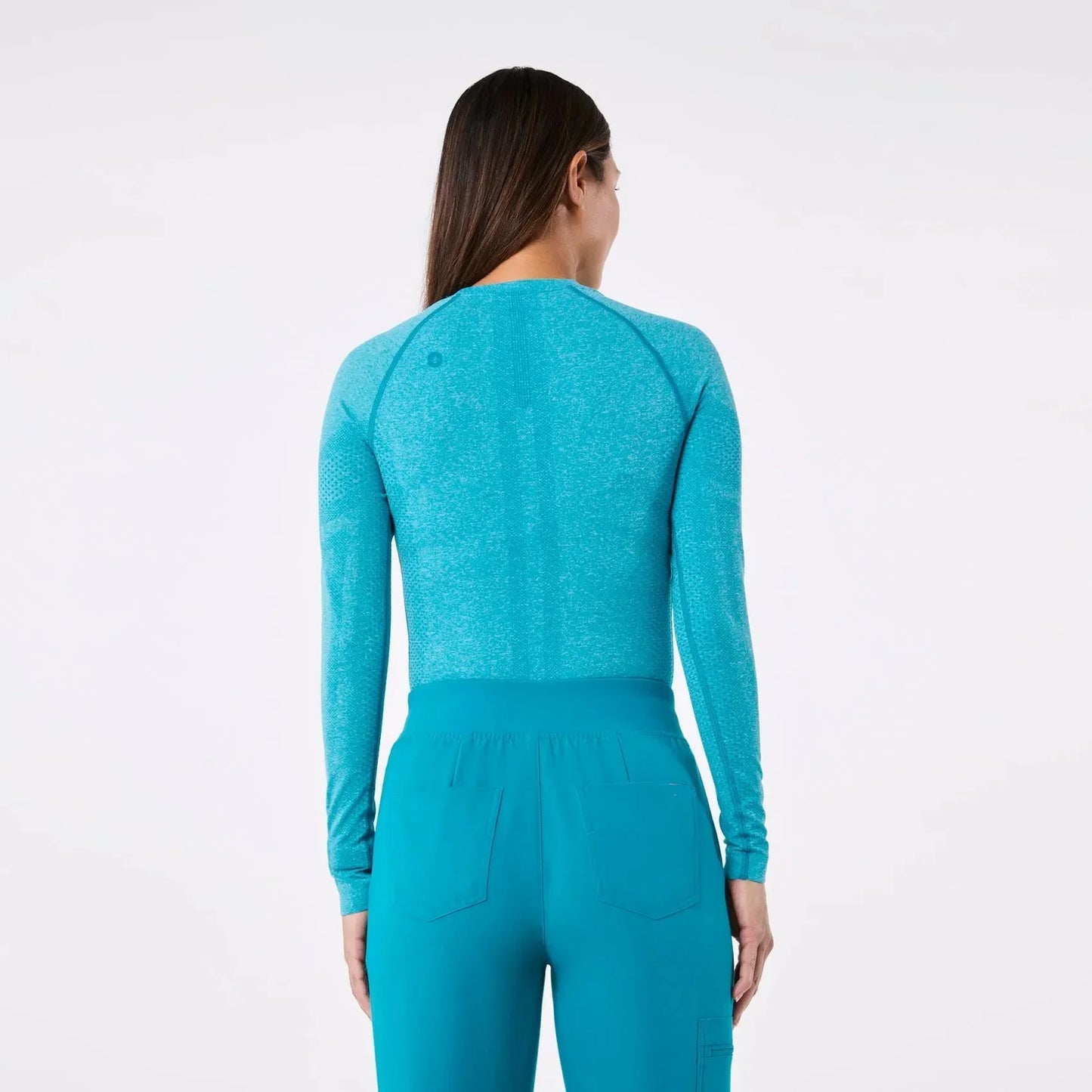 Women's  Seamless Longsleeve Underscrub - Teal