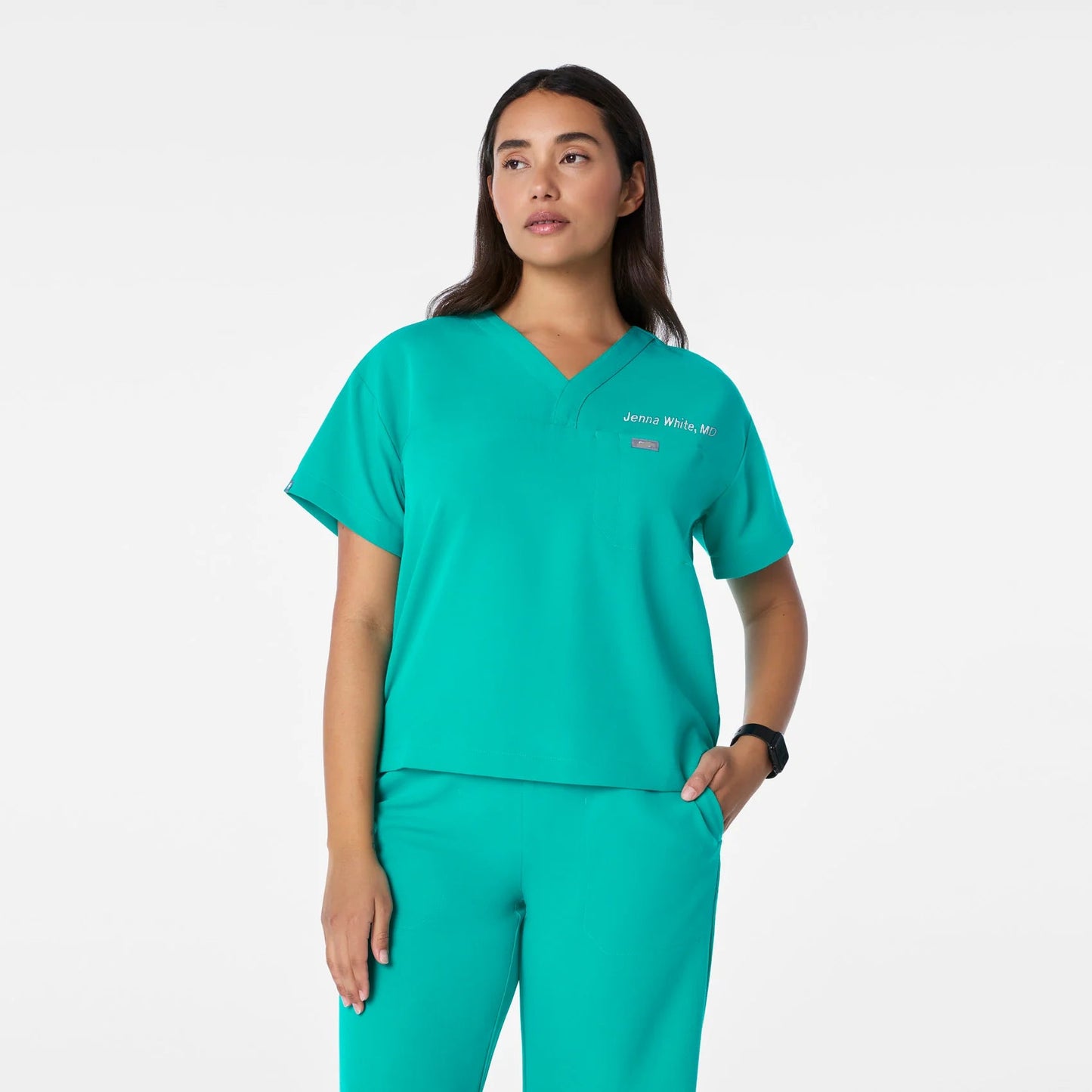 Pagosa Relaxed V-Neck Scrub Top