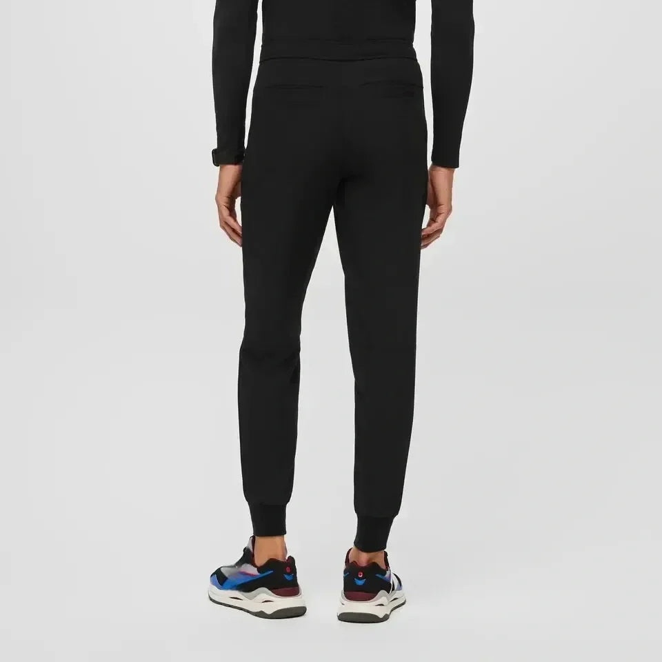 Men's Jogger Scrub Pants - Black