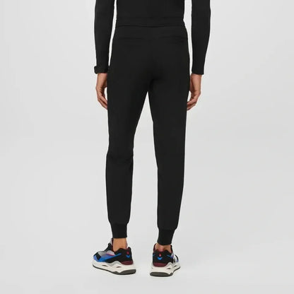 Men's Jogger Scrub Pants - Black