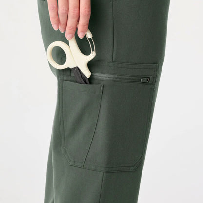 Women's High Waisted Relaxed Jogger Scrub Pants - Moss