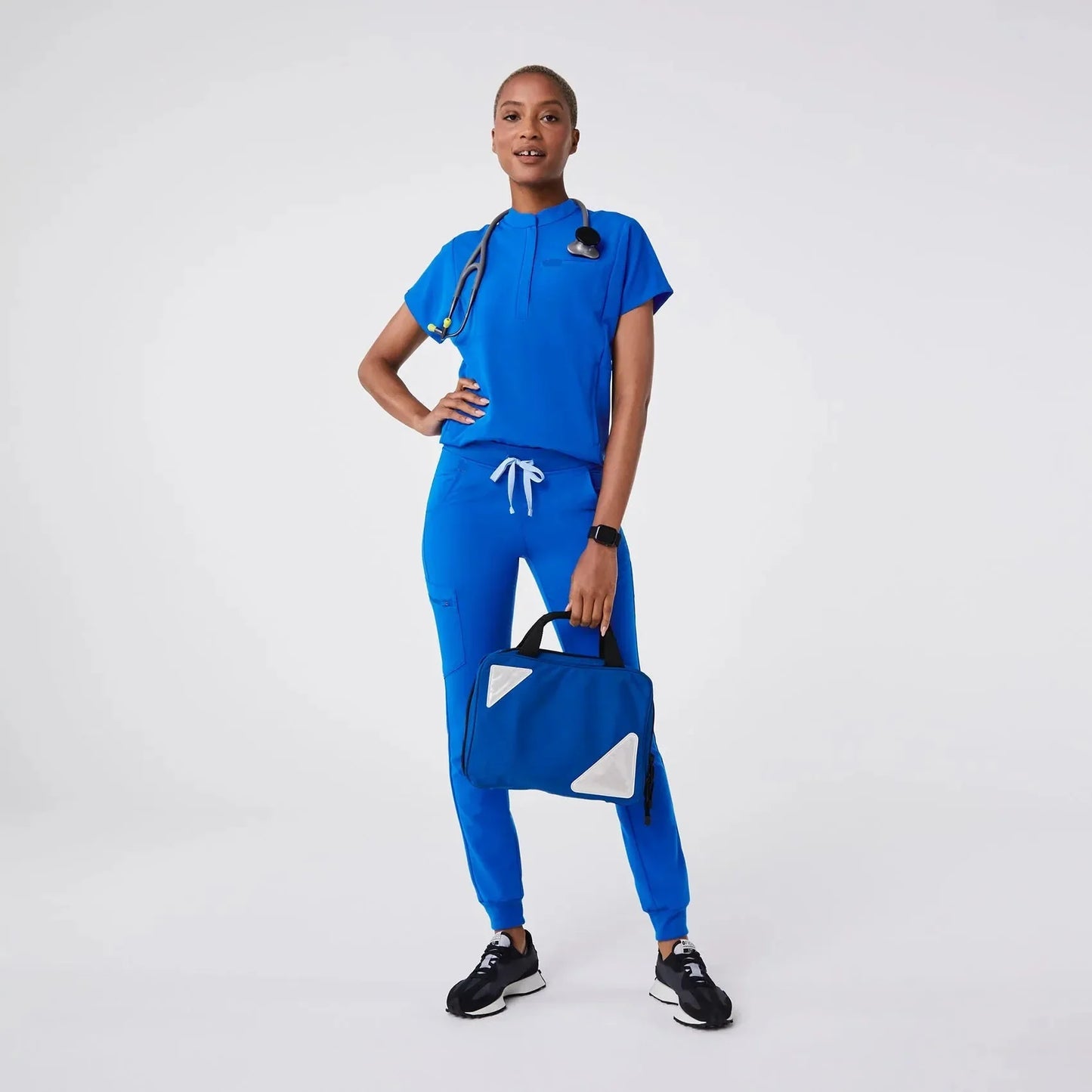 Women's Classic Scrub Top - Royal Blue