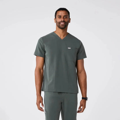Men's Three-Pocket Scrub Top - Bonsai