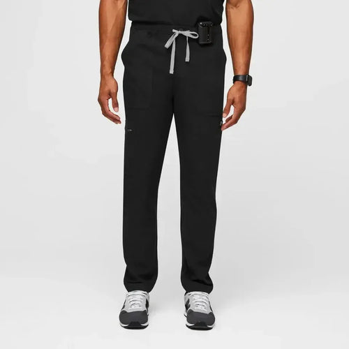 Men's Cargo Scrub Pants - Black