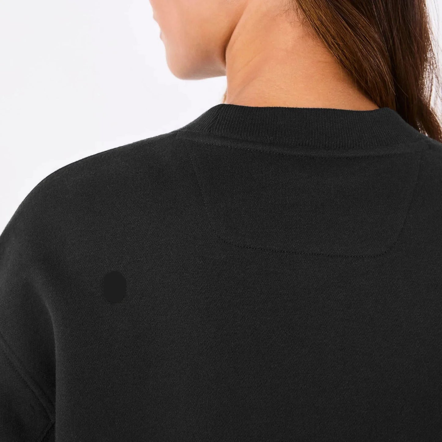 Women's Off-Shift Logo Crewneck Sweatshirt - Black