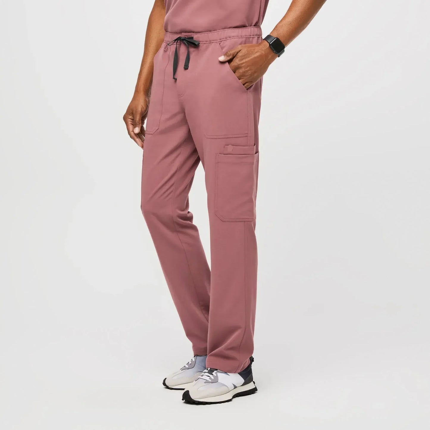 Men's Cargo Scrub Pants - Mauve