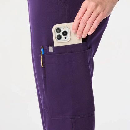 Women's High Waisted Dowa Scrub Pants - Purple Jam