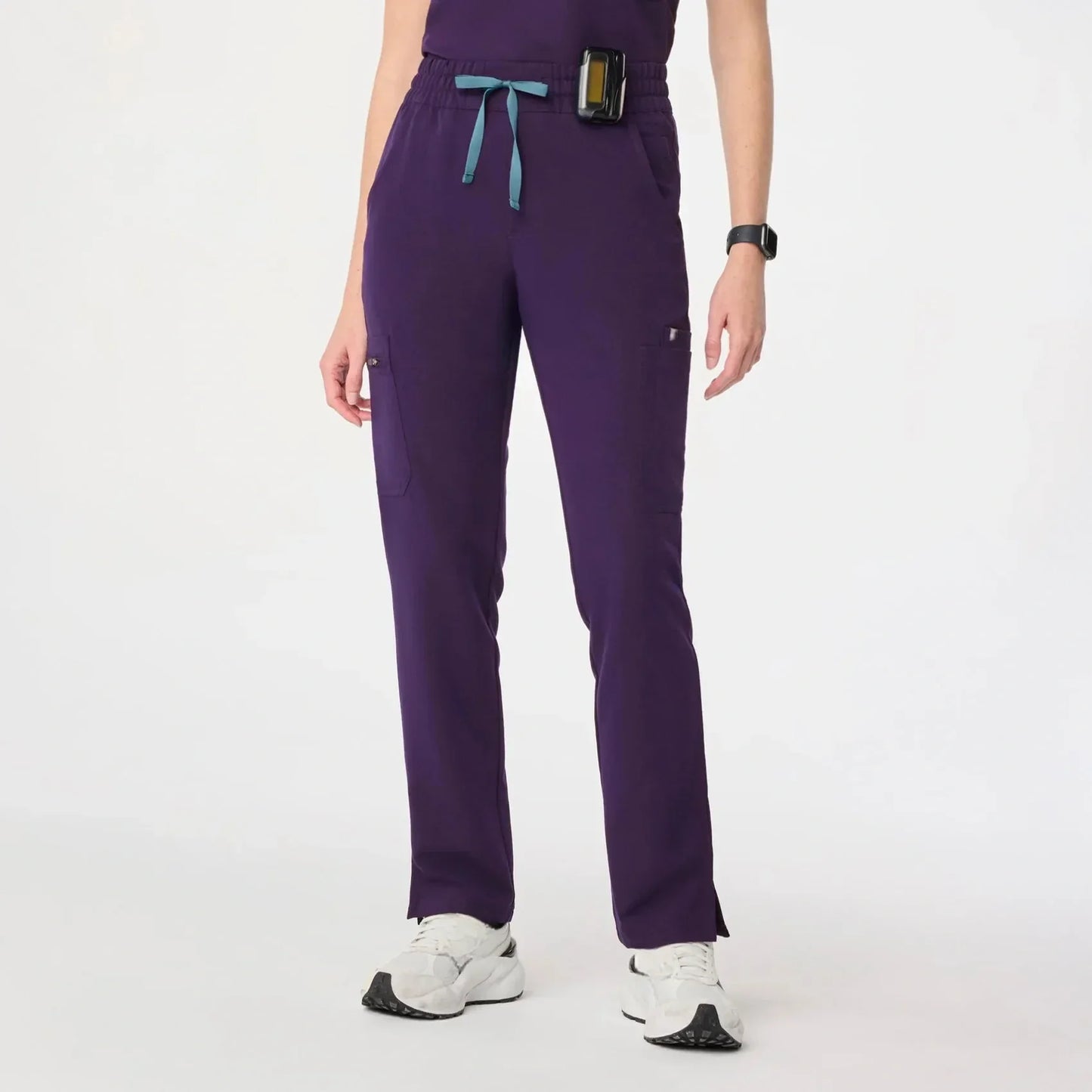 Women's High Waisted Dowa Scrub Pants - Purple Jam