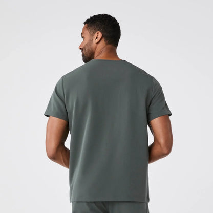 Men's Three-Pocket Scrub Top - Bonsai