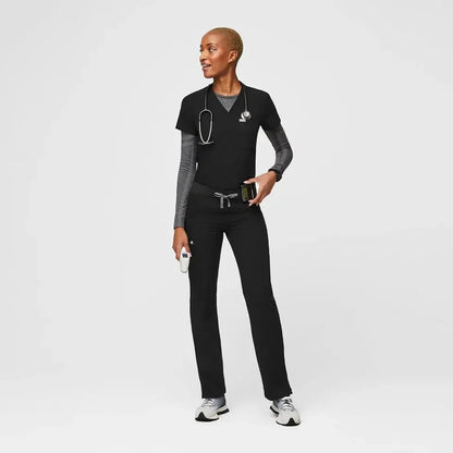 Women's Cargo Scrub Pants - Black
