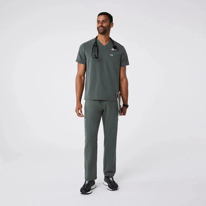 Men's Three-Pocket Scrub Top - Bonsai
