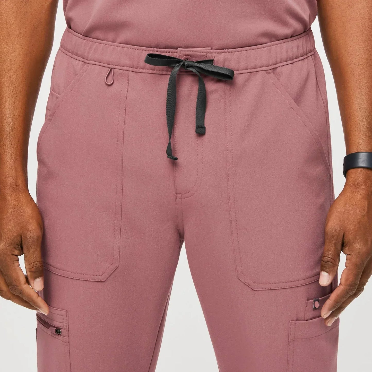 Men's Cargo Scrub Pants - Mauve