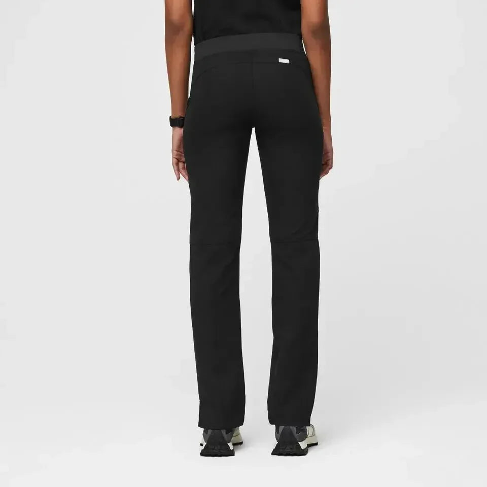 Women's Cargo Scrub Pants - Black