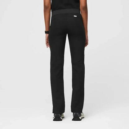 Women's Cargo Scrub Pants - Black