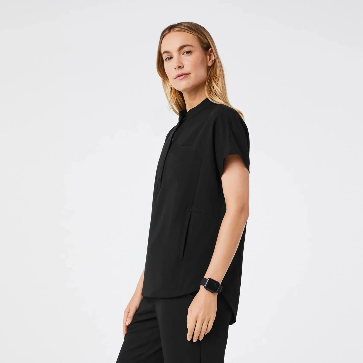 Women's Montex Classic Scrub Top - Black