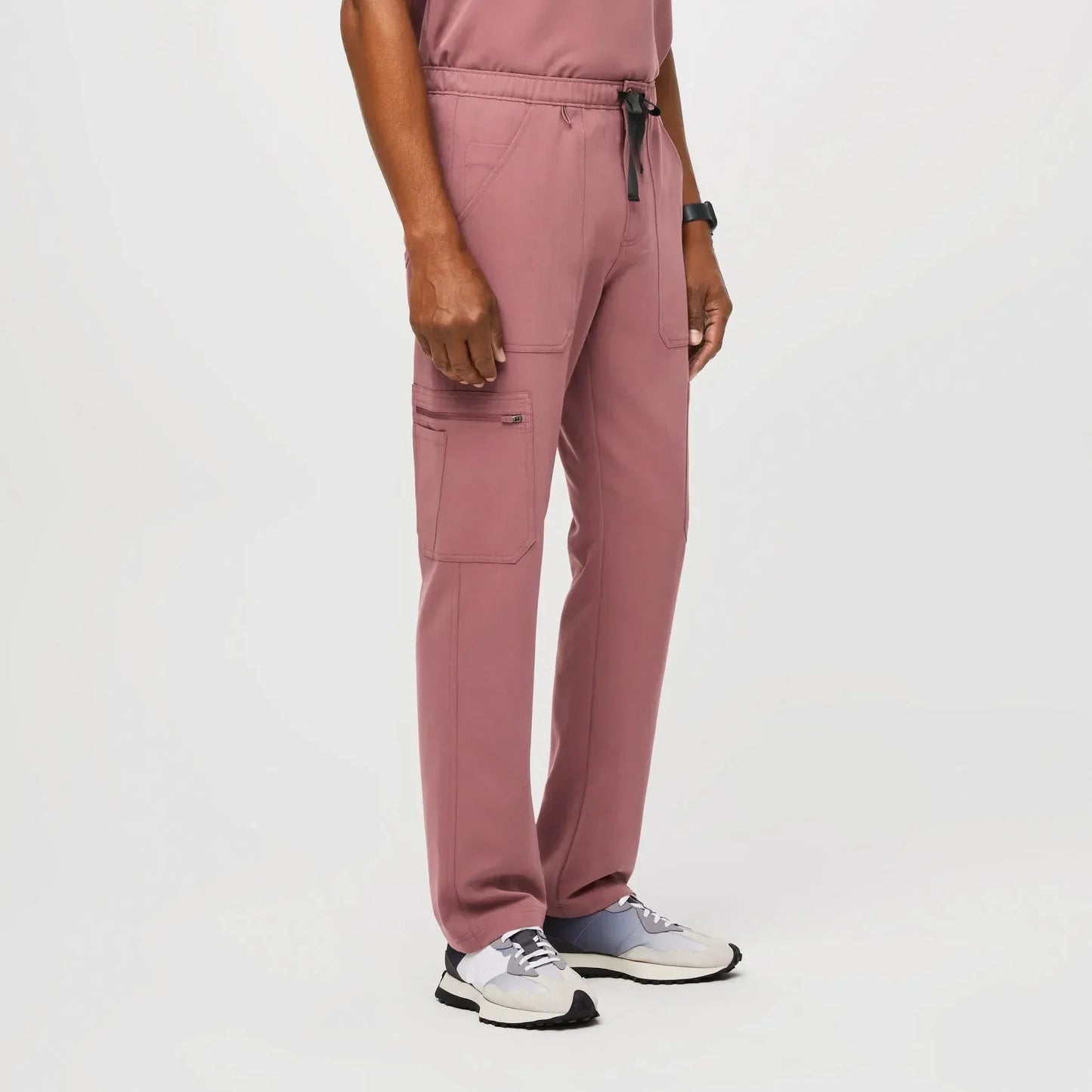 Men's Cargo Scrub Pants - Mauve