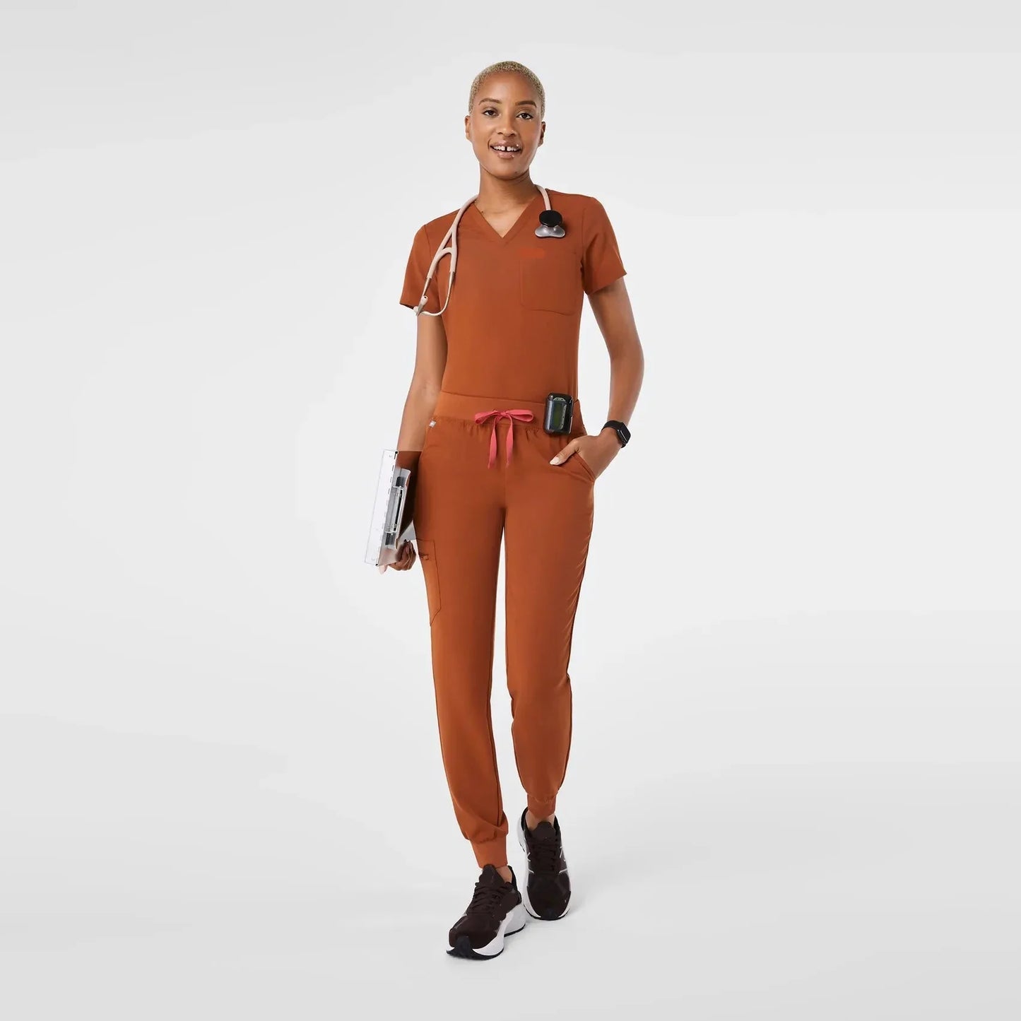 Women's  Jogger Scrub Pants- Dirty Chai