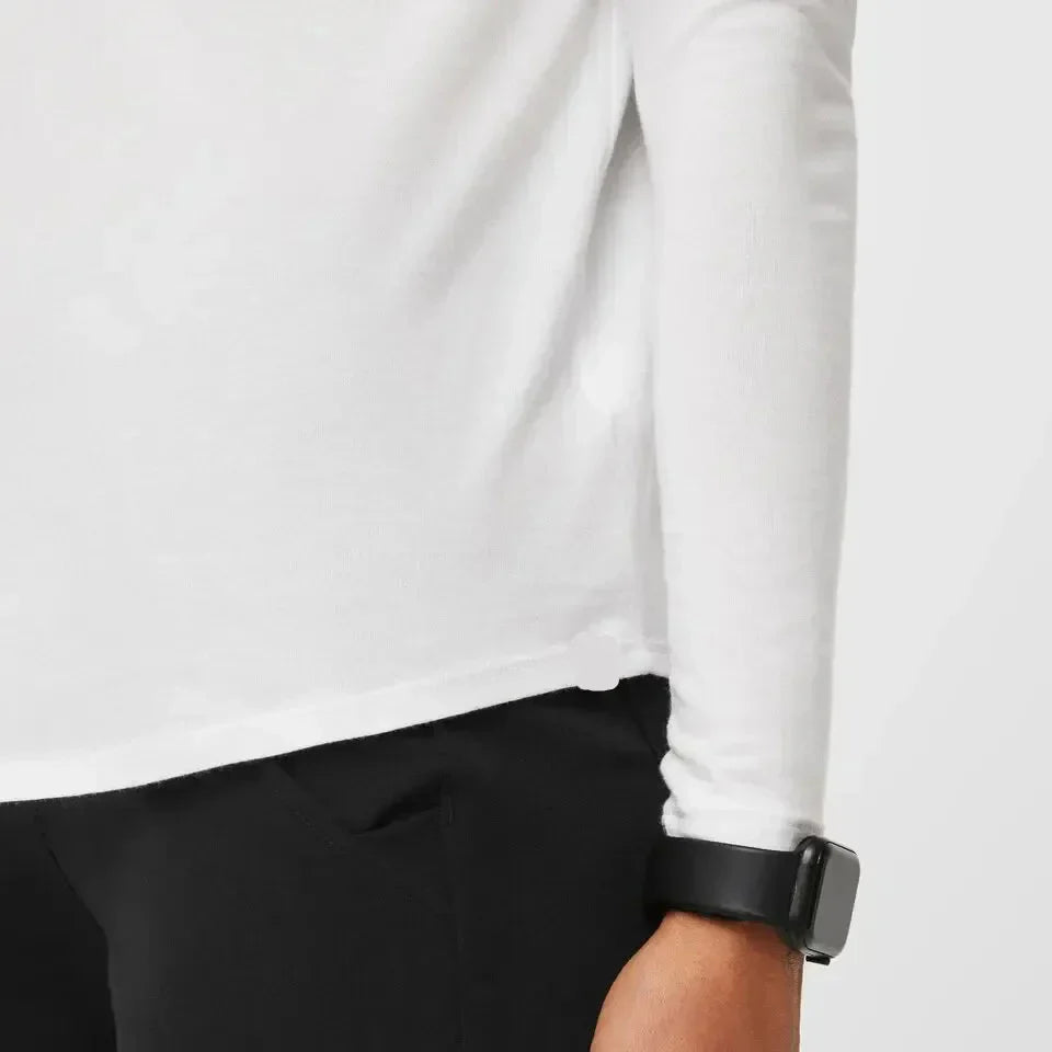 Women's Supersoft Longsleeve Underscrub - White
