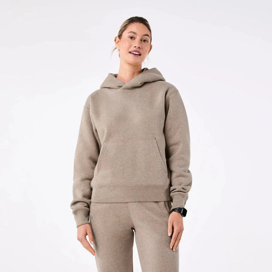 Women's Off-Shift Hoodie Sweatshirt - Heather Macchiato