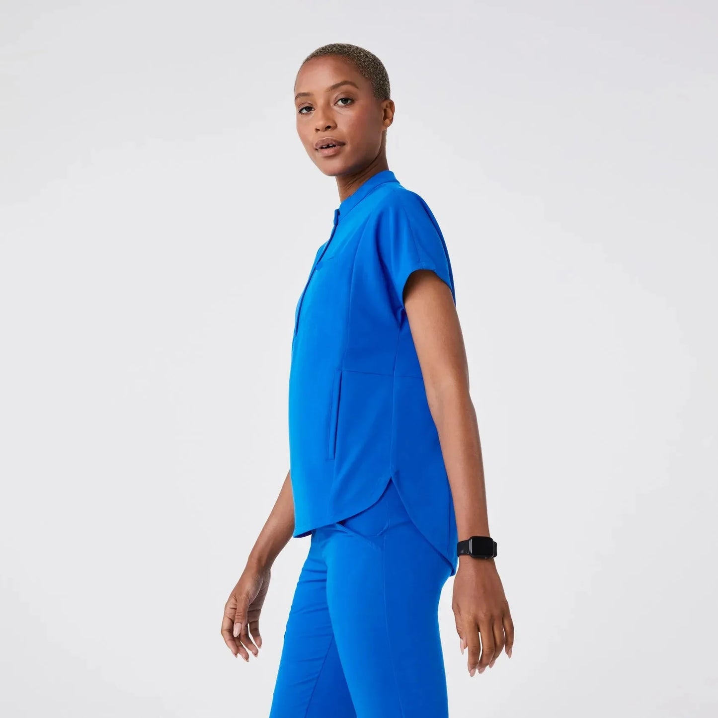Women's Classic Scrub Top - Royal Blue