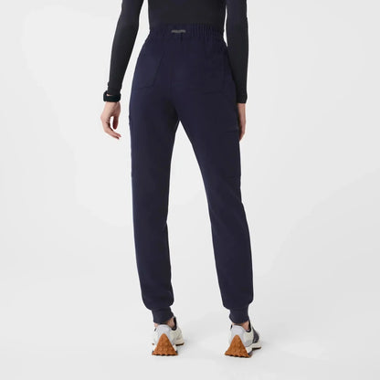 Women's High Waisted Uman Relaxed Jogger Scrub Pants - Navy