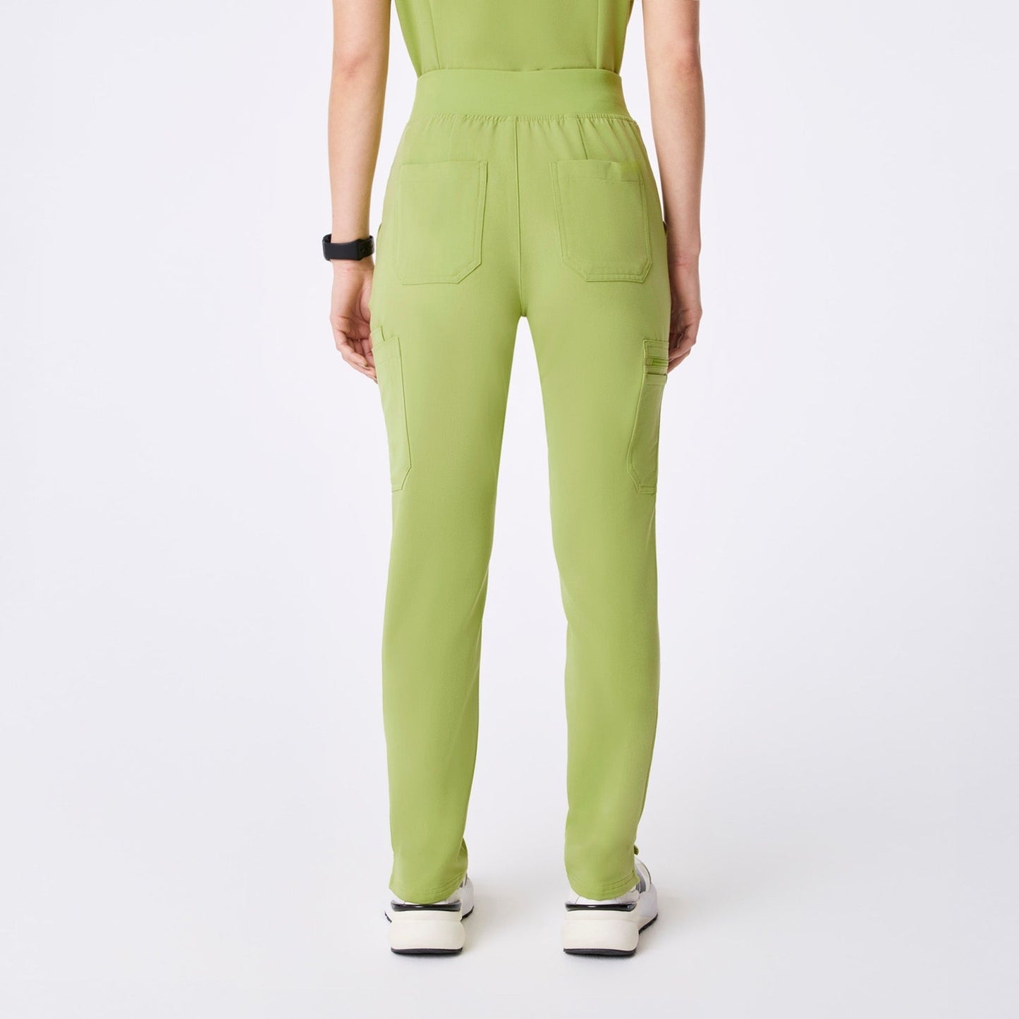 High Waisted Skinny Scrub Pants