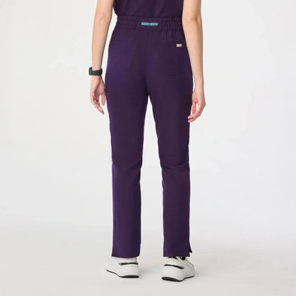Women's High Waisted Dowa Scrub Pants - Purple Jam