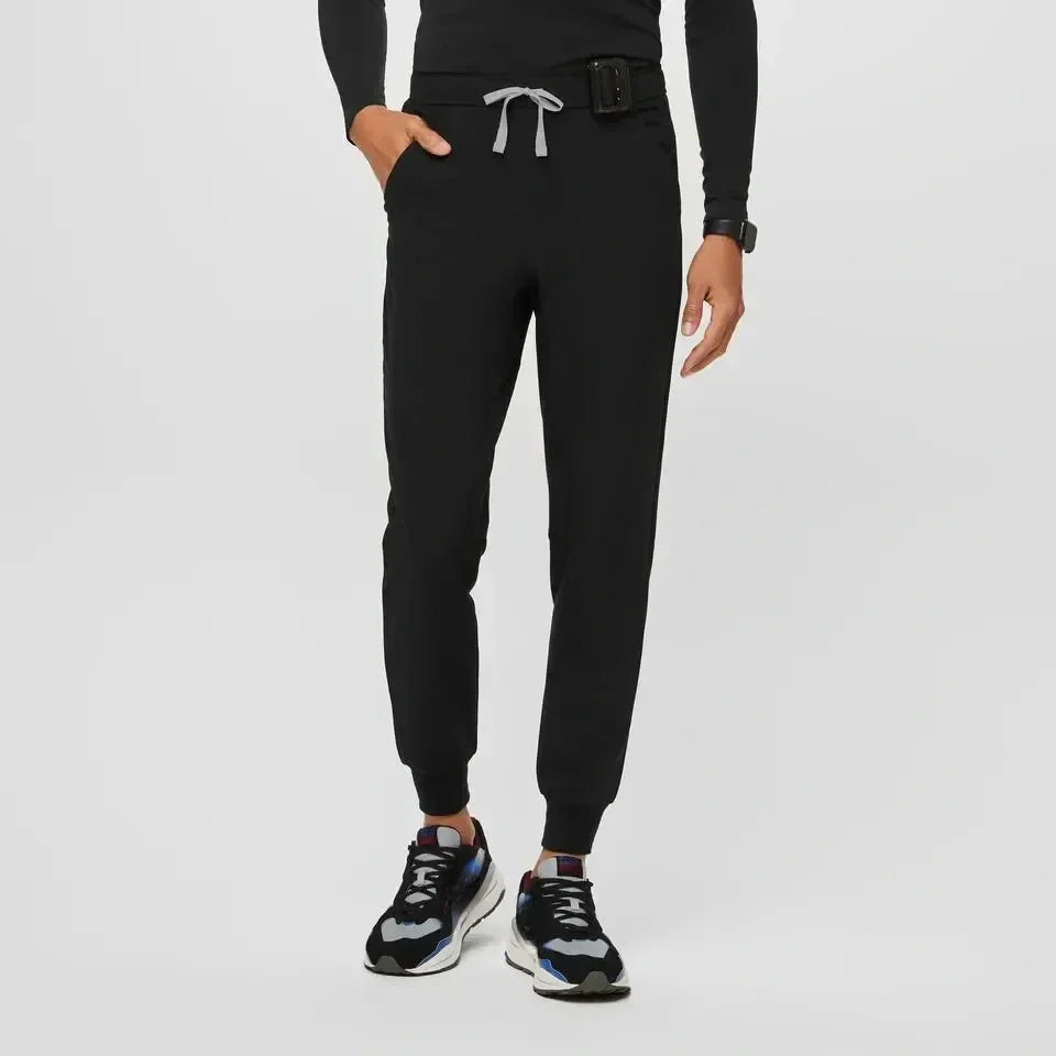 Men's Jogger Scrub Pants - Black