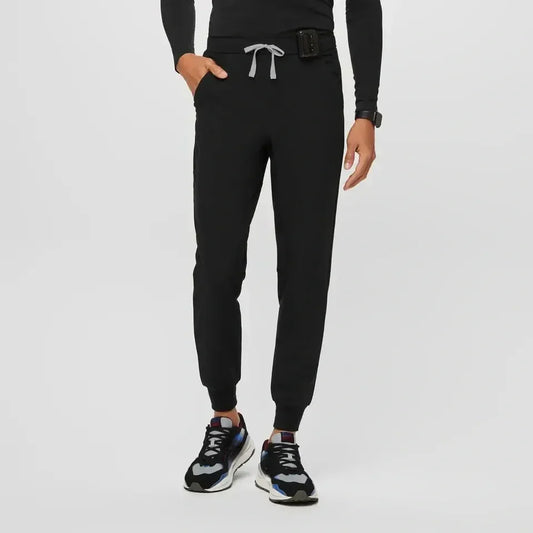 Men's Jogger Scrub Pants - Black