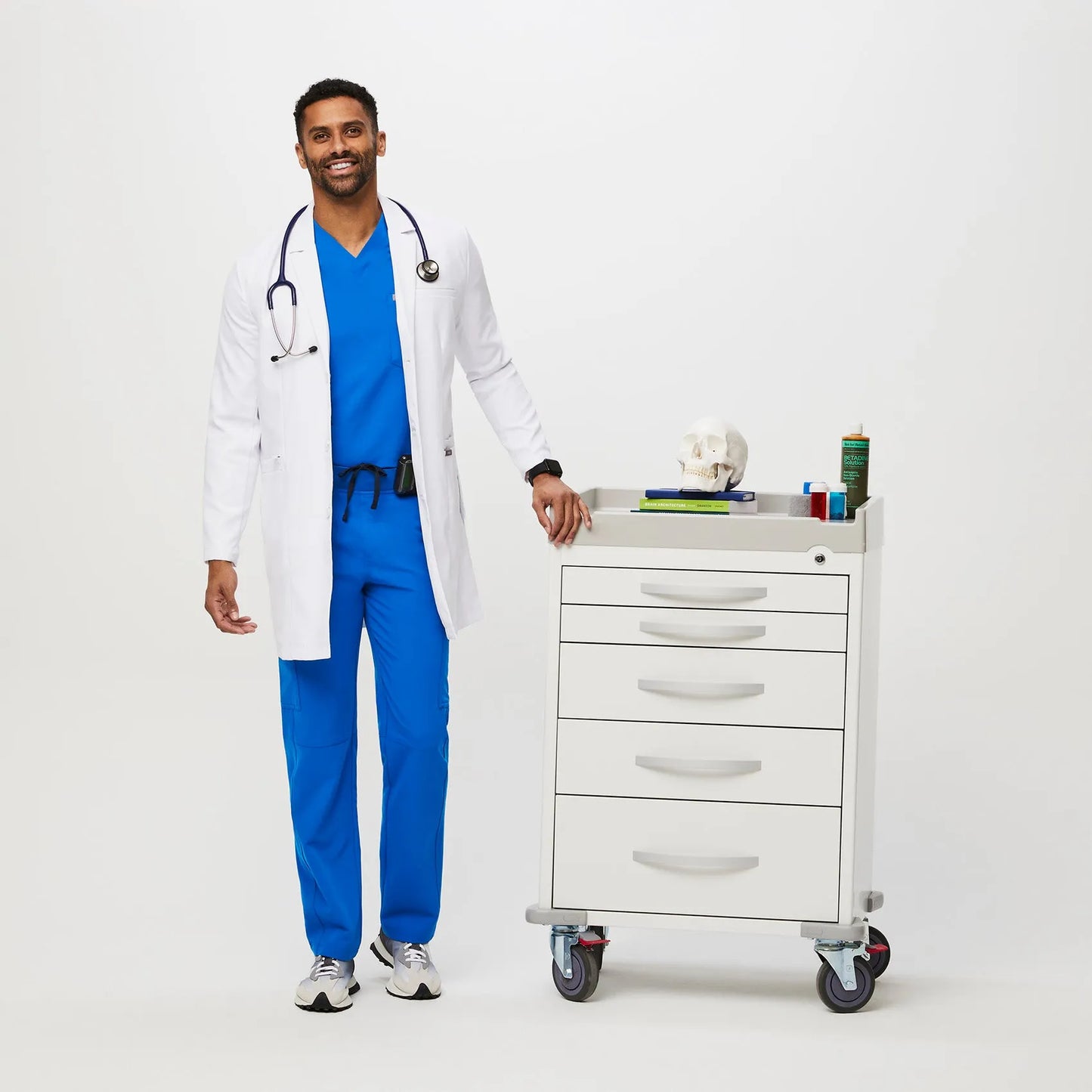 Men's Cargo Scrub Pants - Royal Blue