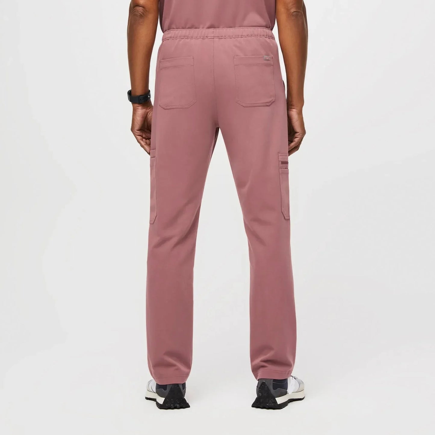 Men's Cargo Scrub Pants - Mauve