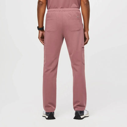 Men's Cargo Scrub Pants - Mauve
