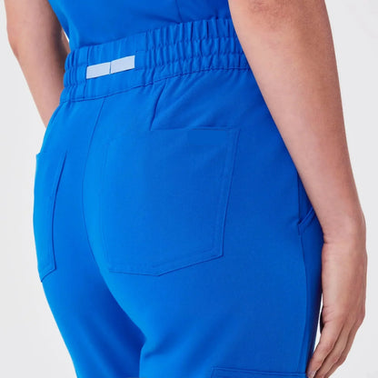 Women's High Waisted  Scrub Pants - Royal Blue