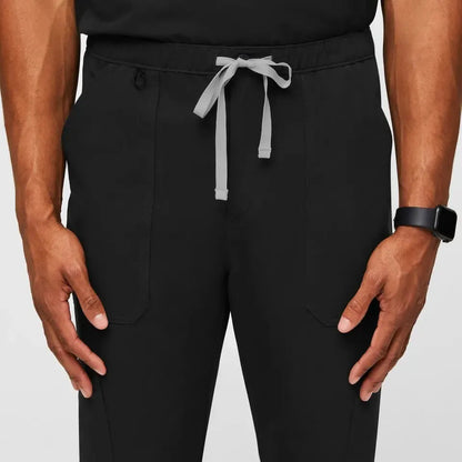 Men's Cargo Scrub Pants - Black