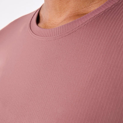Women's Ribbed Longsleeve Underscrub - Mauve