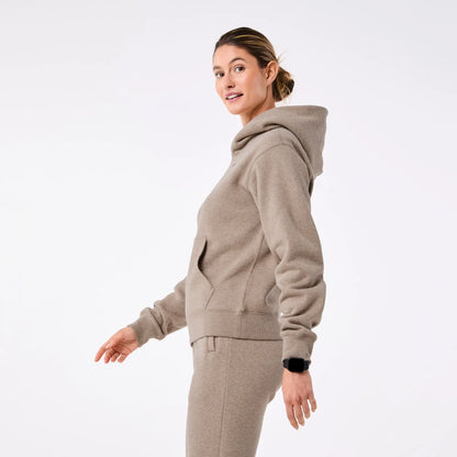 Women's Off-Shift Hoodie Sweatshirt - Heather Macchiato