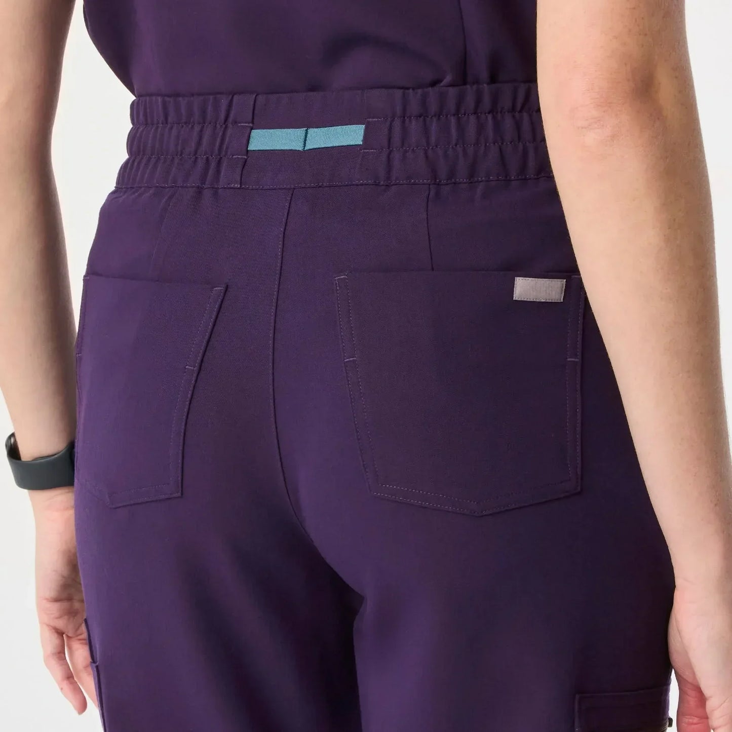 Women's High Waisted Dowa Scrub Pants - Purple Jam