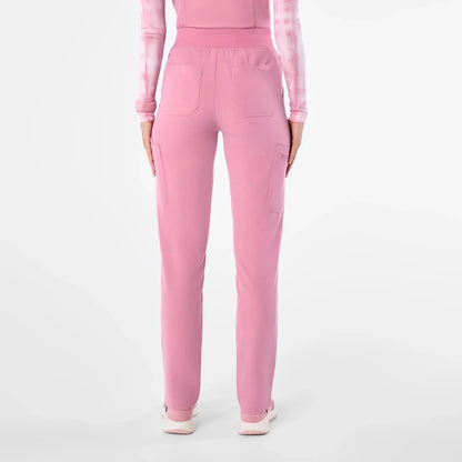 Women's High Waisted Skinny Scrub Pants - Chalk Pink