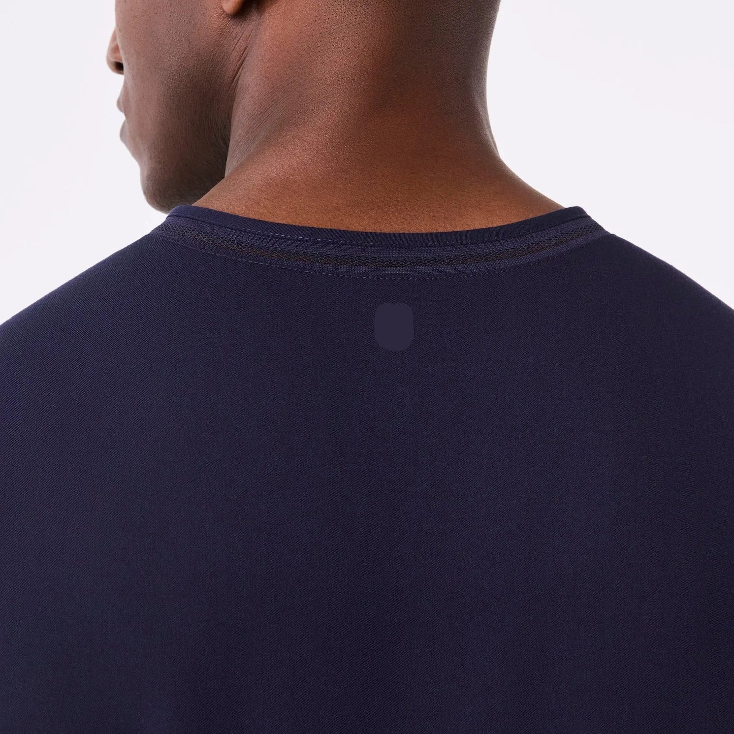 Men's V-Neck Scrub Top - Navy