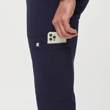 Men's Cargo Scrub Pants - Navy