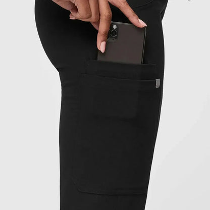 Women's Cargo Scrub Pants - Black