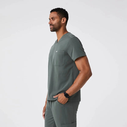 Men's Three-Pocket Scrub Top - Bonsai