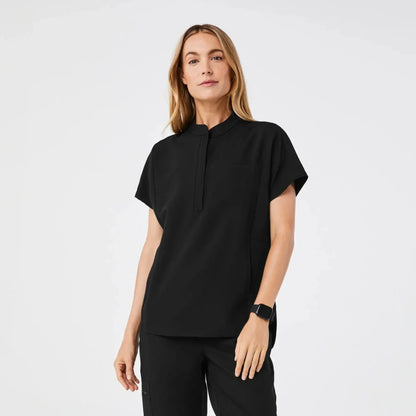 Women's Montex Classic Scrub Top - Black