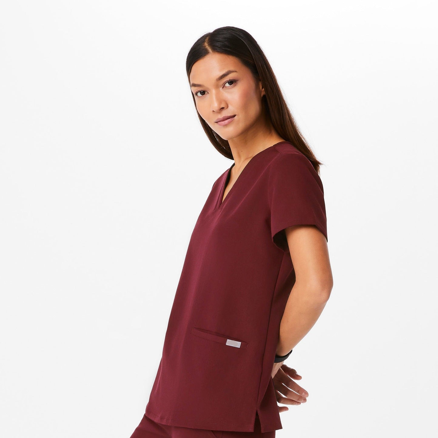 Casma Three-Pocket Scrub Top