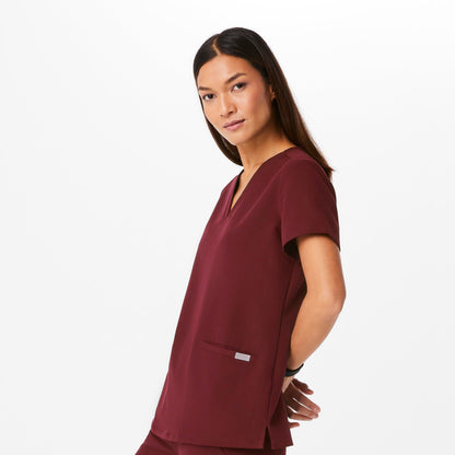 Casma Three-Pocket Scrub Top