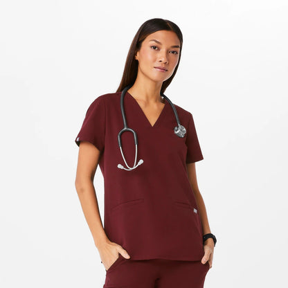 Casma Three-Pocket Scrub Top